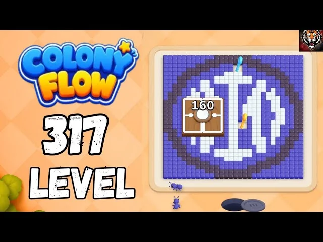 Colony Flow! Level 317 board layout