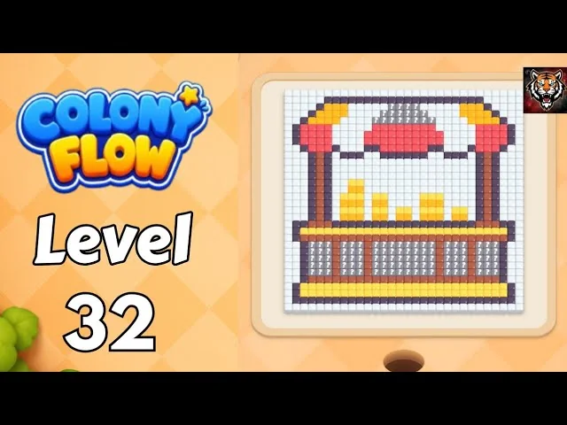 Colony Flow! Level 32 board layout