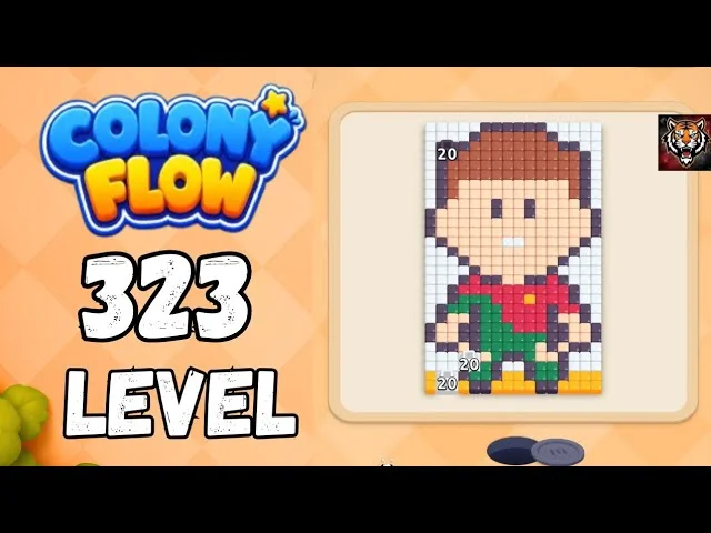 Colony Flow! Level 323 board layout