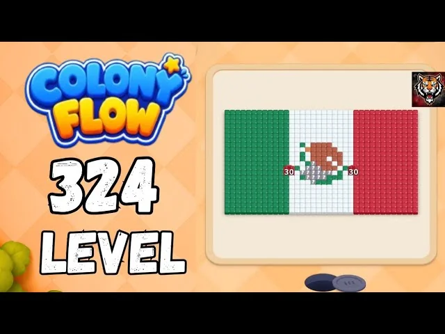 Colony Flow! Level 324 board layout