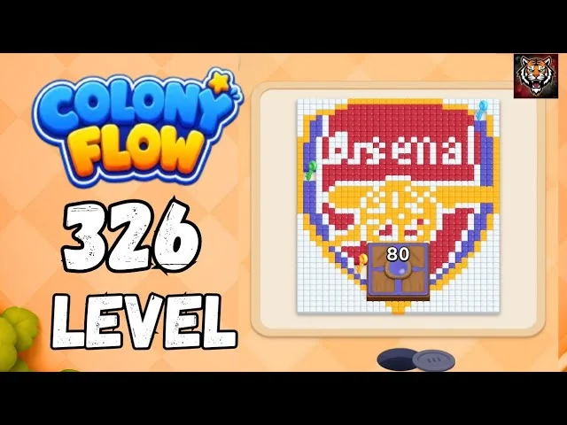 Colony Flow! Level 326 board layout