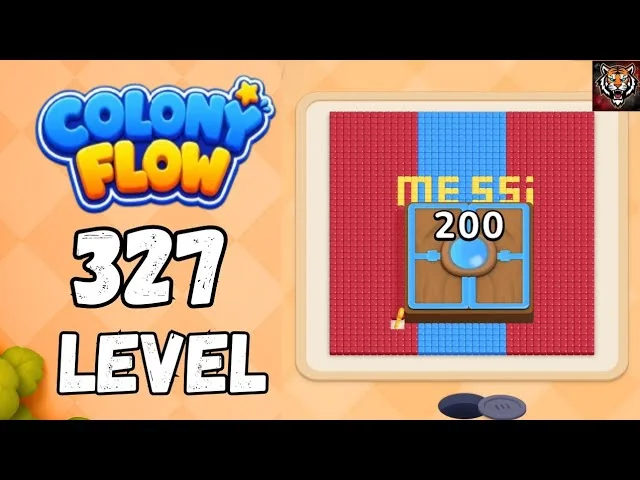 Colony Flow! Level 327 board layout