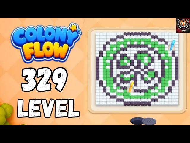 Colony Flow! Level 329 board layout