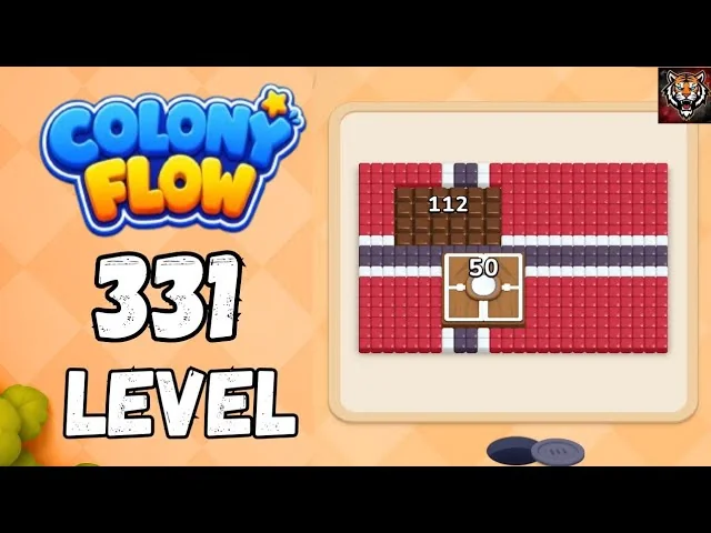 Colony Flow! Level 331 board layout