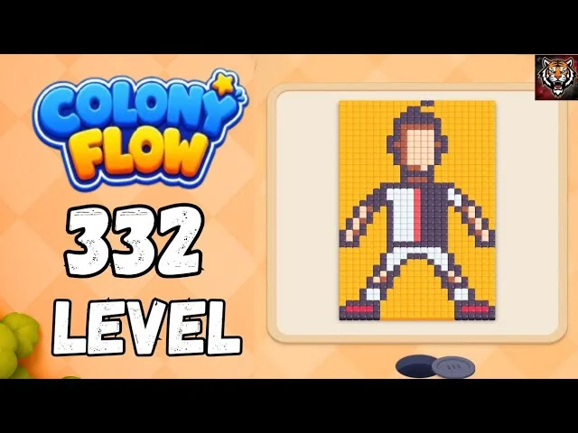 Colony Flow! Level 332 board layout