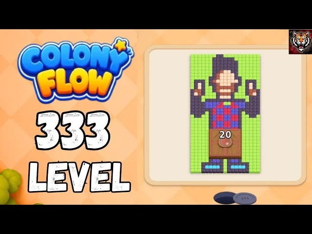 Colony Flow! Level 333 board layout