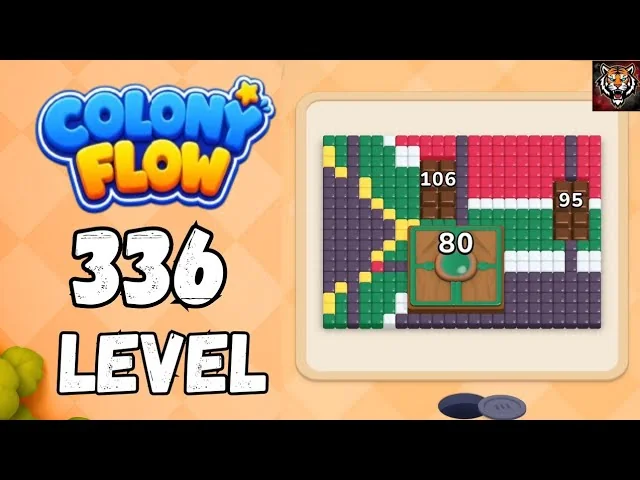 Colony Flow! Level 336 board layout