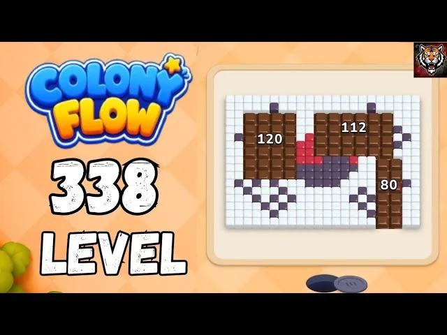 Colony Flow! Level 338 board layout