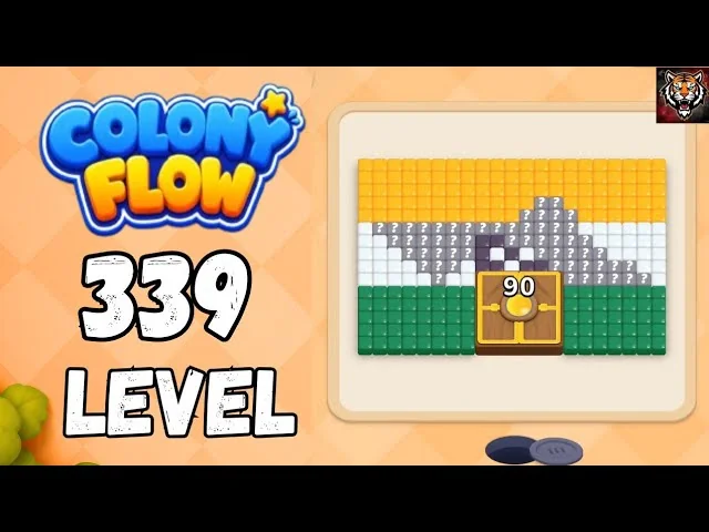 Colony Flow! Level 339 board layout