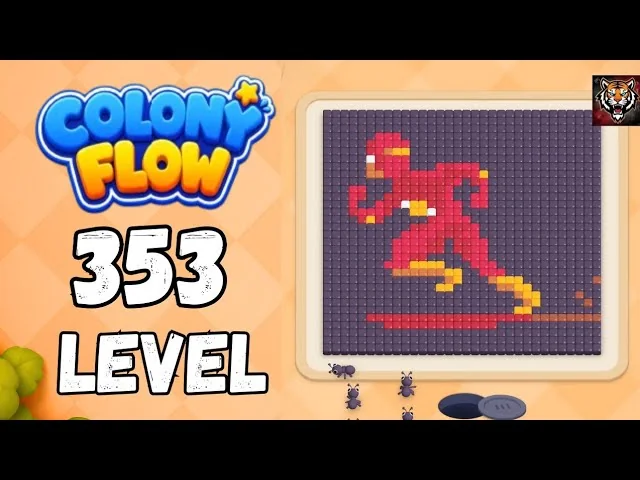 Colony Flow! Level 353 board layout