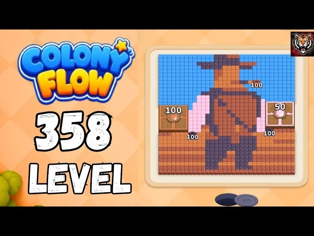 Colony Flow! Level 358 board layout