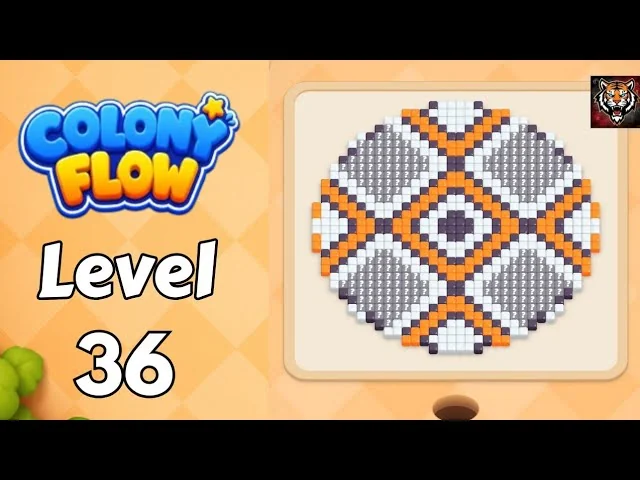 Colony Flow! Level 36 board layout