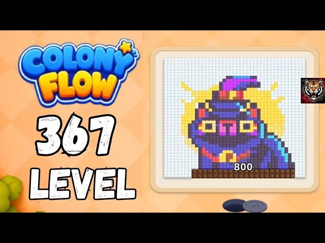 Colony Flow! Level 367 board layout