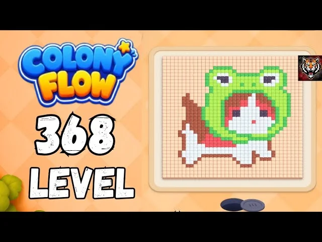 Colony Flow! Level 368 board layout