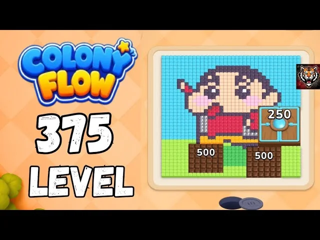 Colony Flow! Level 375 board