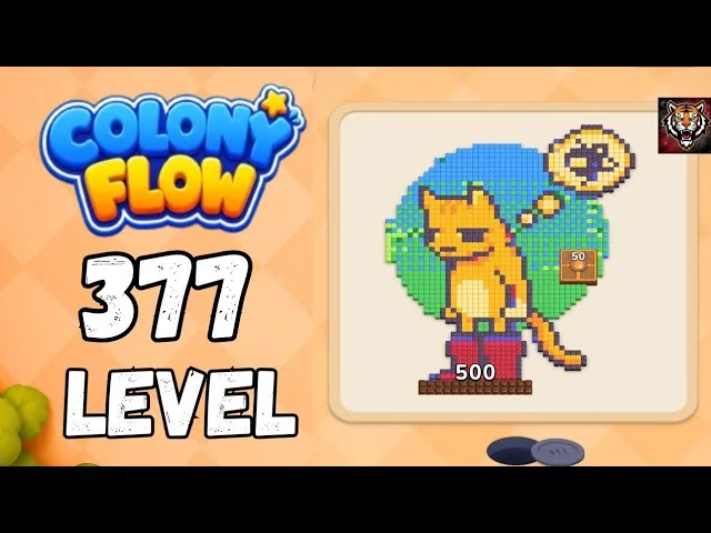 Colony Flow! Level 377 board layout