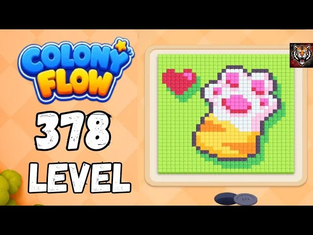 Colony Flow! Level 378 board layout