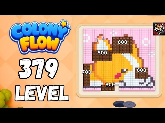 Colony Flow! Level 379 board layout