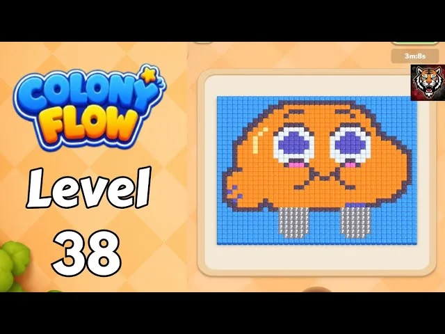 Colony Flow! Level 38 board layout