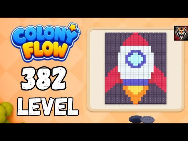 Colony Flow! Level 382 board layout