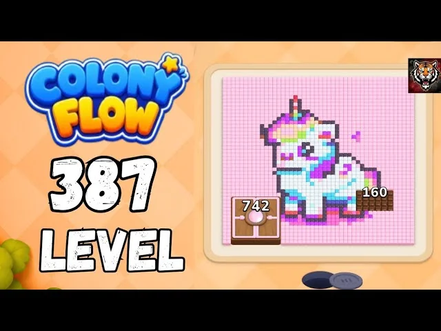 Colony Flow! Level 387 board layout