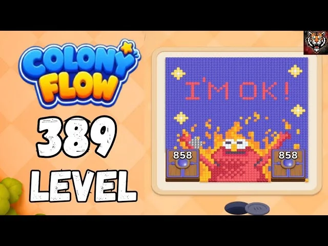 Colony Flow! Level 389 board layout