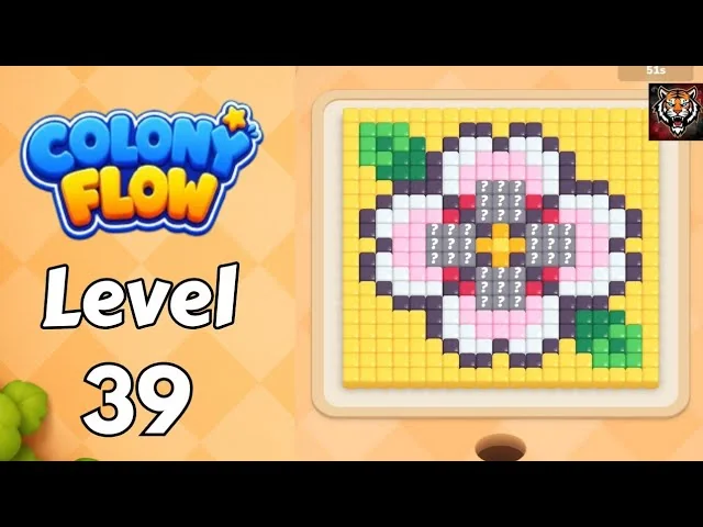 Colony Flow! Level 39 board layout