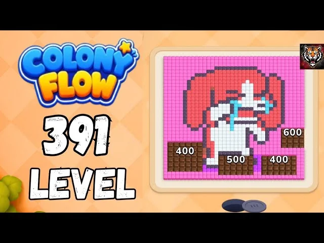Colony Flow! Level 391 board layout