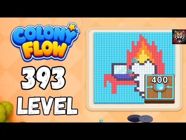 Colony Flow! Level 393 board layout