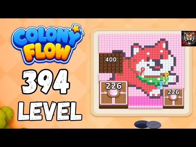 Colony Flow! Level 394 board layout