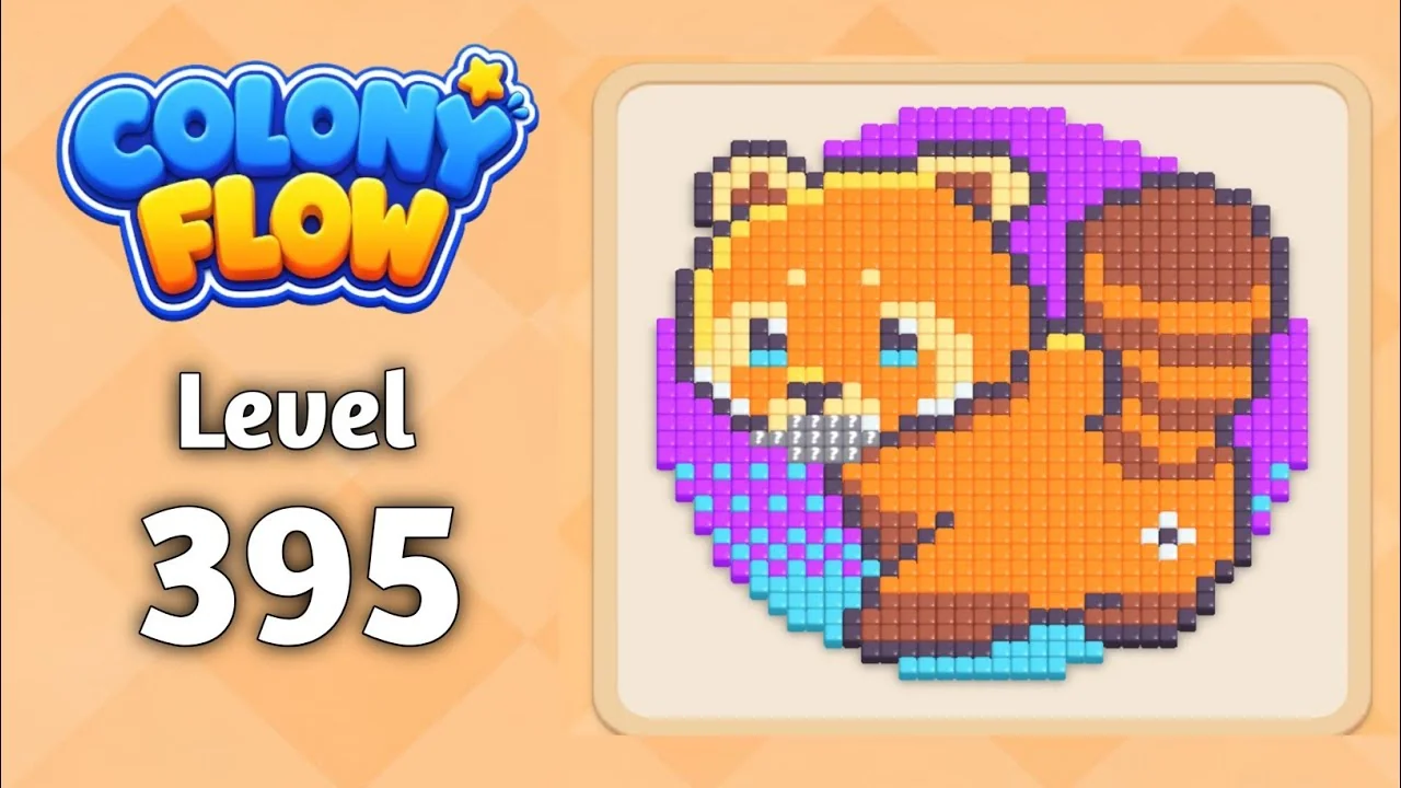 Colony Flow! Level 395 board layout