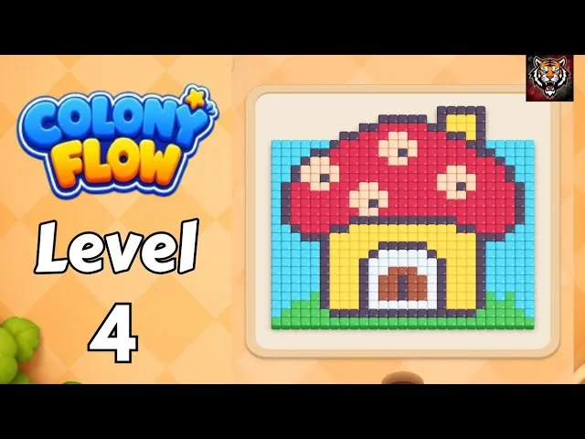 Colony Flow! Level 4 board