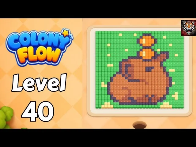 Colony Flow! Level 40 board layout