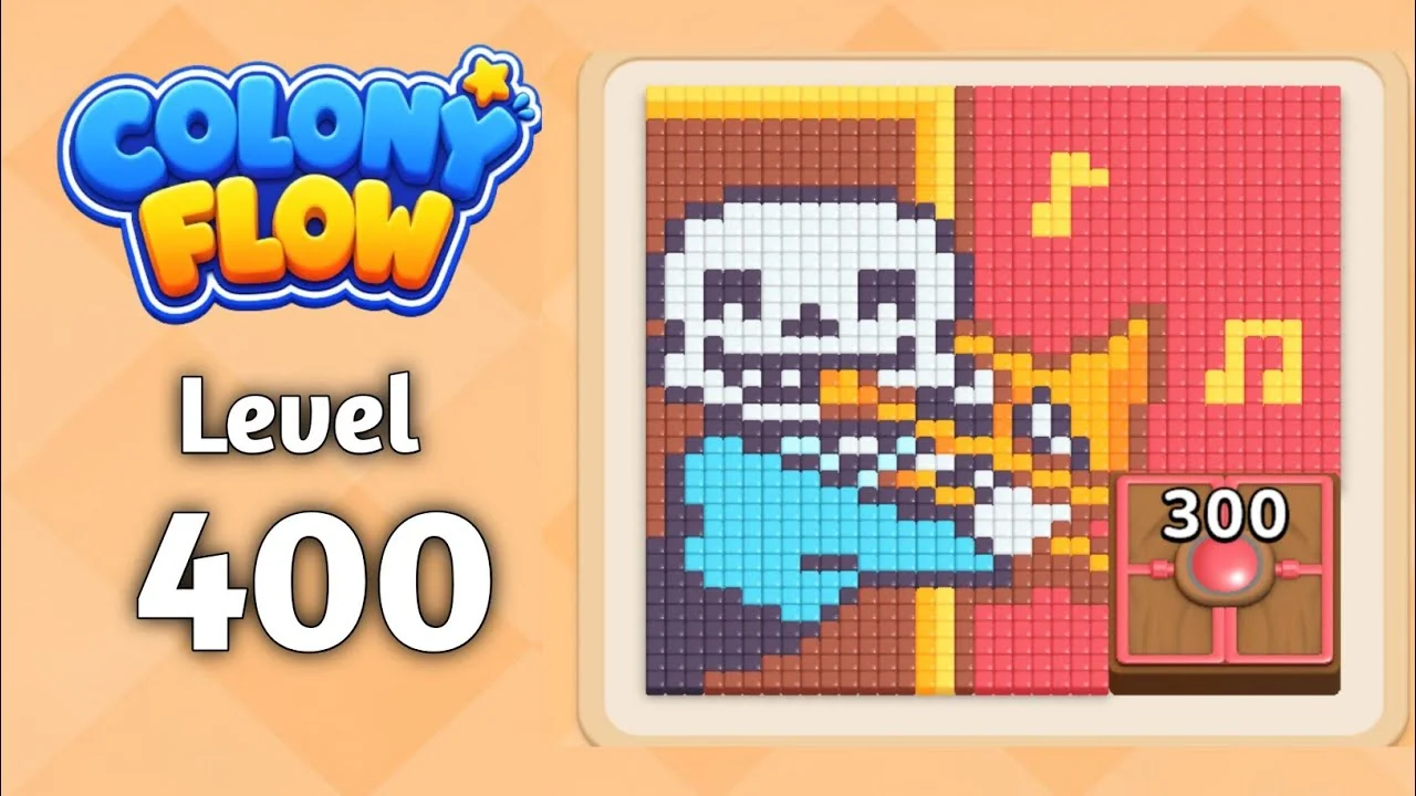 Colony Flow! Level 400 board layout