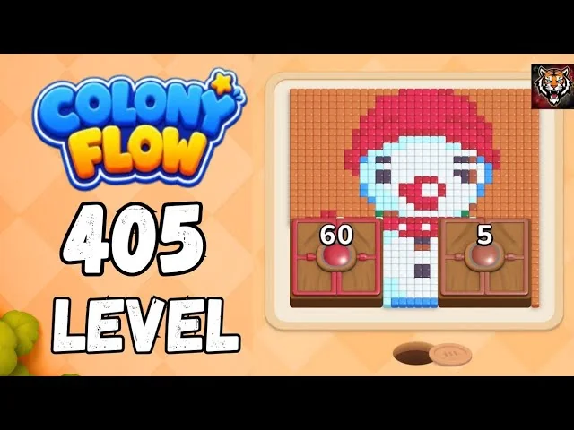 Colony Flow! Level 405 board layout