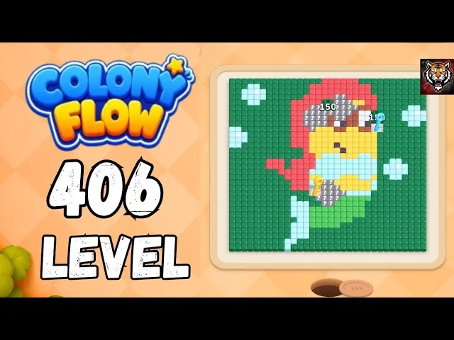 Colony Flow! Level 406 board layout