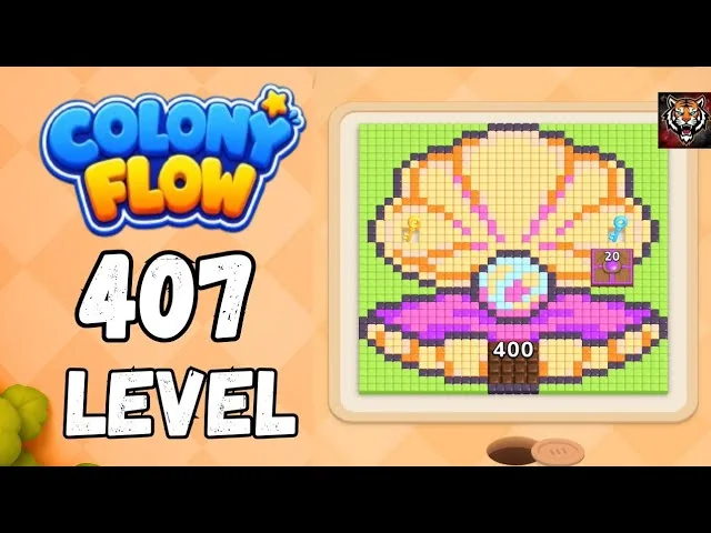 Colony Flow! Level 407 board layout