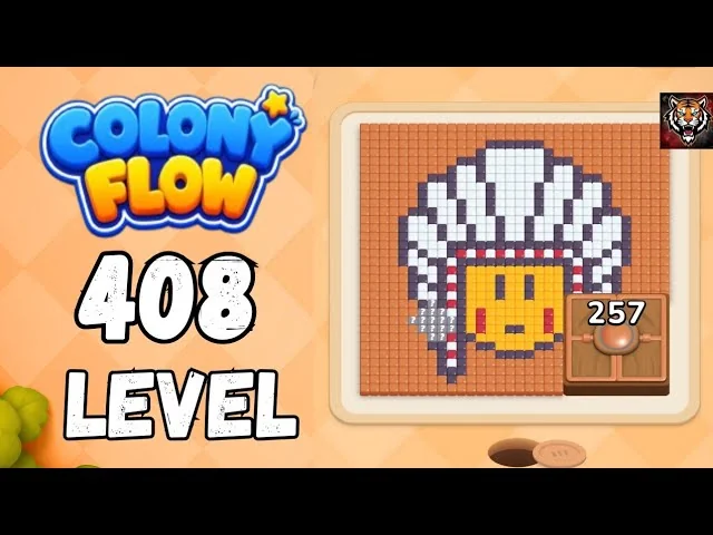 Colony Flow! Level 408 board layout