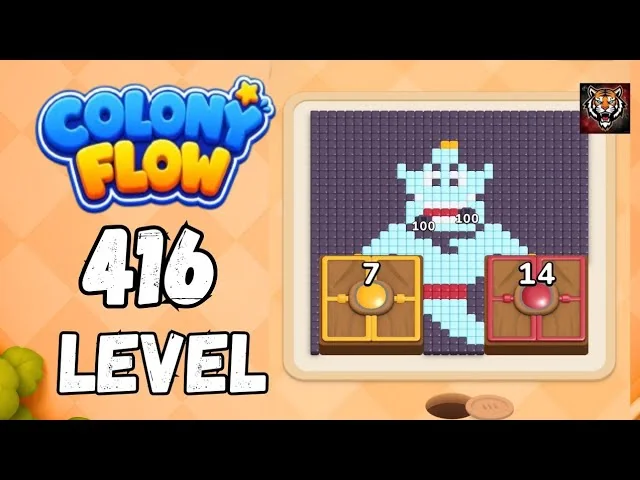 Colony Flow! Level 416 board layout
