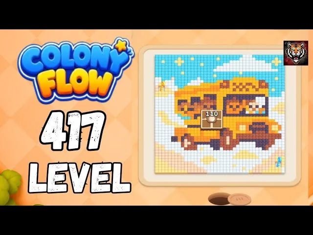 Colony Flow! Level 417 board layout