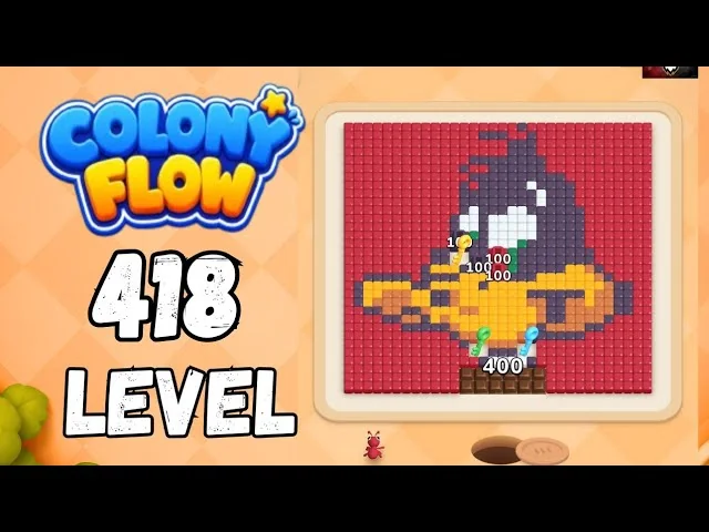 Colony Flow! Level 418 board layout
