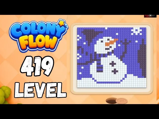 Colony Flow! Level 419 board layout