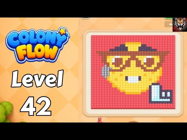 Colony Flow! Level 42 board layout