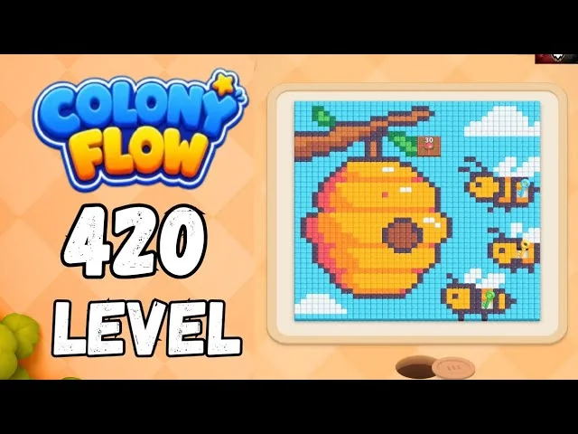 Colony Flow! Level 420 board layout