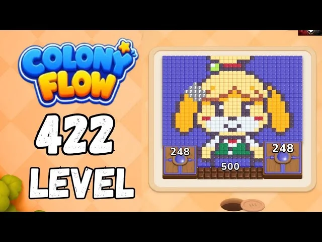 Colony Flow! Level 422 board layout