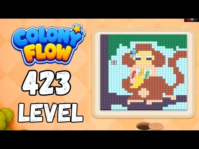 Colony Flow! Level 423 board layout