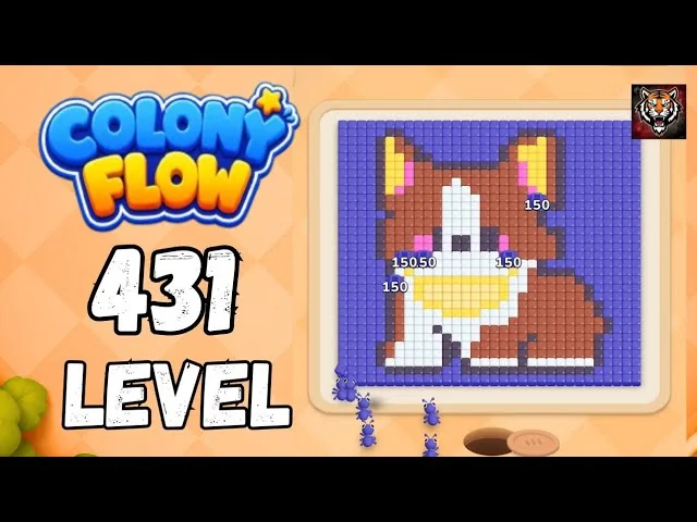 Colony Flow! Level 431 board layout