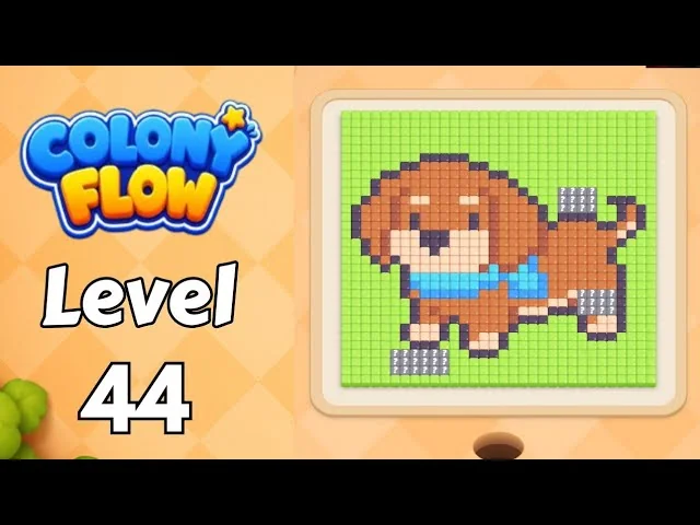Colony Flow! Level 44 board layout