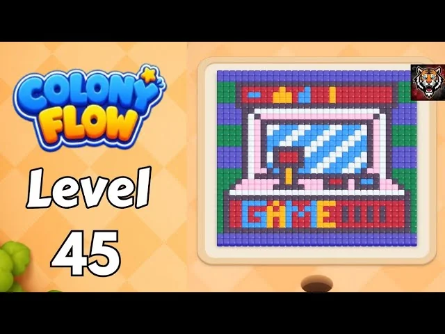 Colony Flow! Level 45 board layout