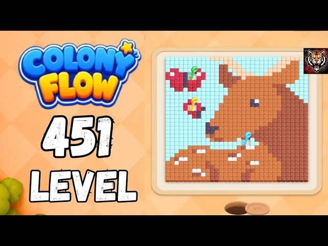 Colony Flow! Level 451 board layout